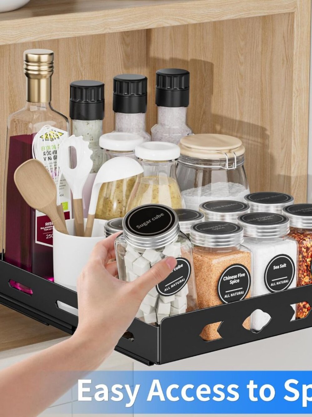 Pull Out Spice Rack - Picture 4 of 7